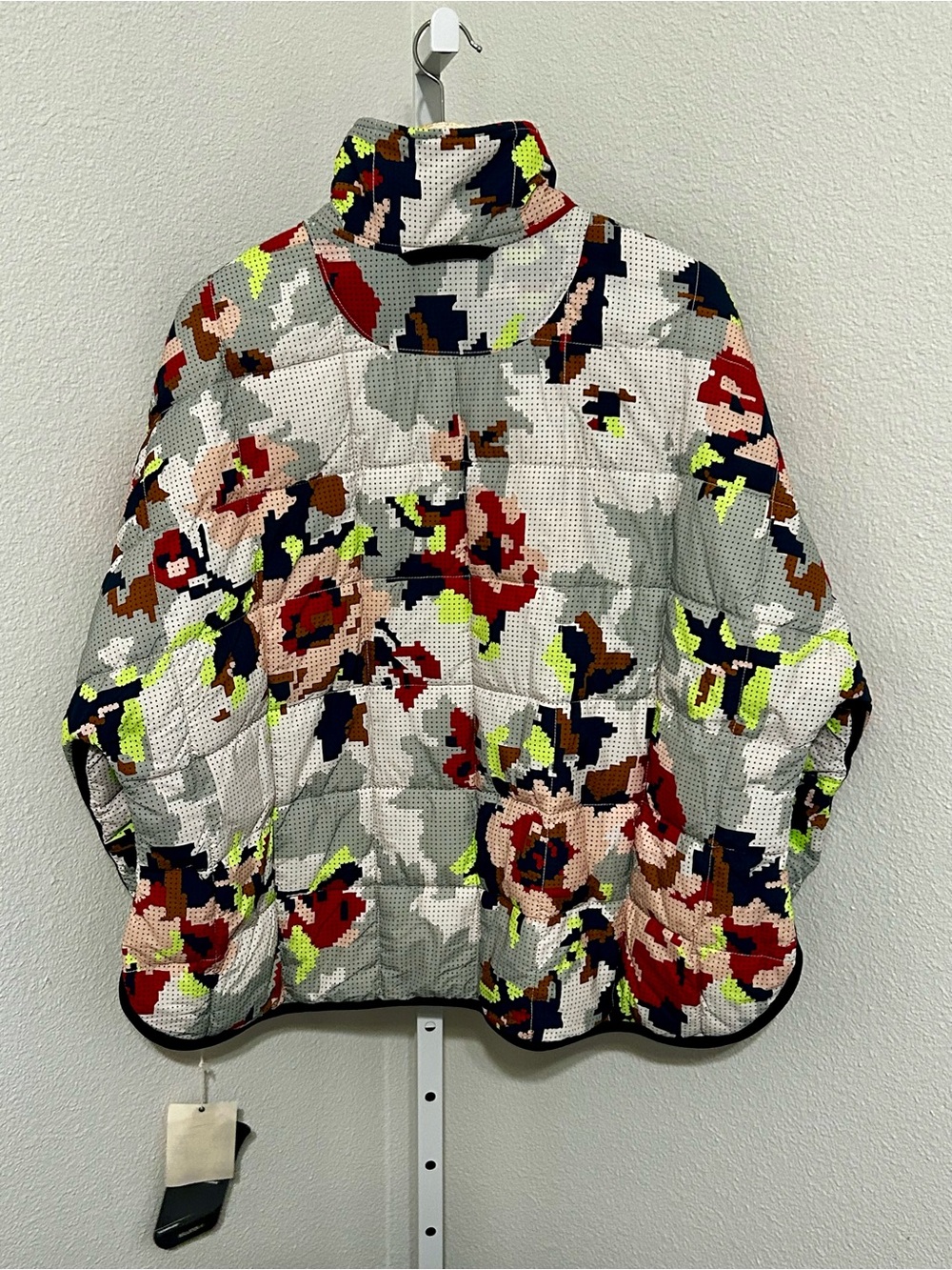 NWT Free People Movement Packable Quilted Bomber Jacket Multicolor - Picture 2 of 12